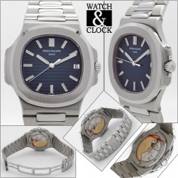 Patek philippe nautilus cinturino on sale pelle